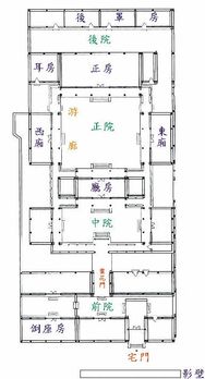 四合院平面图(标准四合院平面图),第2张 四合院平面图(标准四合院平面图),四合院平面图(标准四合院平面图),第2张
