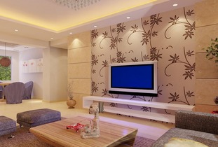 壁布电视背景墙效果图（壁布电视背景墙效果图大全）,壁布电视背景墙效果图（壁布电视背景墙效果图大全）,第2张