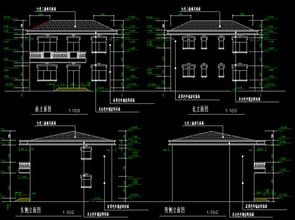 流水别墅平面图(流水别墅平面图,立面图,剖面图),第3张 流水别墅平面图(流水别墅平面图,立面图,剖面图),流水别墅平面图(流水别墅平面图,立面图,剖面图),第3张