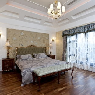 美式床(美式床头背景墙效果图),第1张 美式床(美式床头背景墙效果图),美式床(美式床头背景墙效果图),第1张